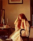 Girl Combing Her Hair by William McGregor Paxton